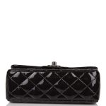 Chanel Mini Rectangular Flap Bag SO Black Patent Black Hardware - Image 6