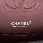 Chanel Medium Classic Double Flap Bag Black Quilted Caviar Silver Hardware - Image 9