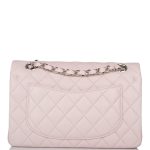 Chanel Small Classic Double Flap Bag Light Purple Lambskin Silver Hardware - Image 3