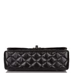 Chanel Small Classic Double Flap Shiny SO Black Crumpled Calfskin Black Hardware - Image 5
