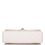 Chanel Small Classic Double Flap White Caviar Light Gold Hardware - Image 6