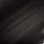 Chanel Small Deauville Shopping Bag Black Wool Silver Hardware - Image 7