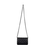Chanel SO Black Classic Quilted Lambskin Wallet On Chain (WOC) Black Hardware - Image 2