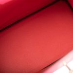 Hermes Birkin 30cm Bi-Color Rose Azalee and Feu Epsom Permabrass Hardware - Image 8