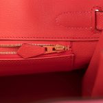 Hermes Birkin 30cm Bi-Color Rose Azalee and Feu Epsom Permabrass Hardware - Image 9