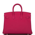 Hermes Birkin 25 Rose Mexico Togo Palladium Hardware - Image 7