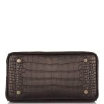 Hermes Black Matte Alligator Birkin 25cm Gold Hardware - Image 6