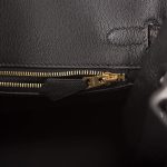 Hermes Black Matte Alligator Birkin 25cm Gold Hardware - Image 9