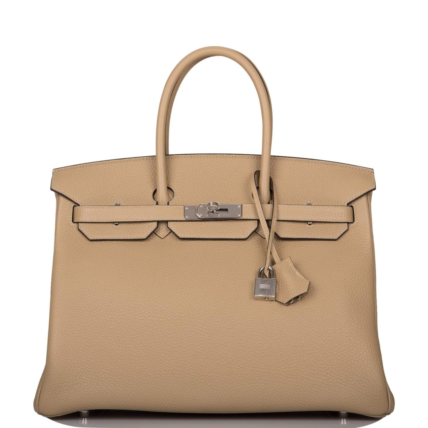 H-B-040721-4-1 Hermes Birkin 35 Trench Clemence Palladium Hardware - Image 1