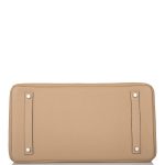 Hermes Birkin 35 Trench Clemence Palladium Hardware - Image 6