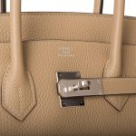 Hermes Birkin 35 Trench Clemence Palladium Hardware - Image 7