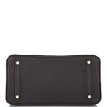 Hermes Black Togo Birkin 30cm Rose Gold Hardware - Image 6