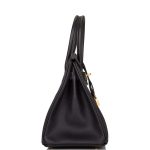 Hermes Birkin 30 Black Epsom Gold Hardware - Image 9