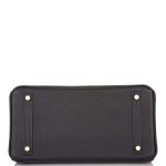 Hermes Birkin 30 Black Epsom Gold Hardware - Image 8