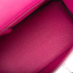 Hermes Birkin 25 Rose Scheherazade Matte Alligator Palladium Hardware - Image 9