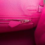 Hermes Birkin 25 Rose Scheherazade Matte Alligator Palladium Hardware - Image 8