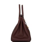 Hermes Birkin 35 Havane Clemence Gold Hardware - Image 3