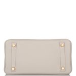 Hermes Birkin 25 Gris Perle Togo Gold Hardware - Image 8