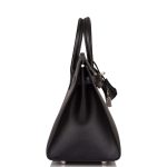 Hermes Birkin Sellier 25 Black Veau Madame Palladium Hardware - Image 2