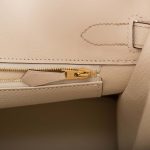 Hermes Birkin 30cm Bi-Color Trench and Craie Epsom Gold Hardware - Image 9