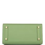 Hermes Birkin Sellier 25 Vert Criquet Epsom Gold Hardware - Image 4