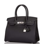 Hermes Black Togo Birkin 30cm Palladium Hardware - Image 9