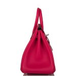 Hermes Birkin 25 Framboise Swift Palladium Hardware - Image 3