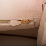 Hermes Birkin 30cm Bi-Color Craie and Rose Azalee Epsom Brushed Gold Hardware - Image 7
