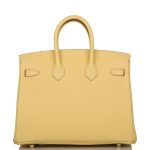 Hermes Birkin 25 Jaune Poussin Togo Gold Hardware - Image 4