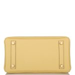 Hermes Birkin 25 Jaune Poussin Togo Gold Hardware - Image 6
