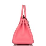 Hermes Birkin 25 Rose D'Ete Swift Palladium Hardware - Image 5