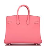 Hermes Birkin 25 Rose D'Ete Swift Palladium Hardware - Image 2