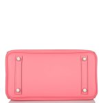 Hermes Birkin 25 Rose D'Ete Swift Palladium Hardware - Image 6