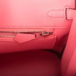 Hermes Birkin 25 Rose D'Ete Swift Palladium Hardware - Image 9