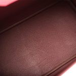 Hermes Birkin 30cm Bi-Color Rose Azalee and Bordeaux Epsom Gold Hardware - Image 9