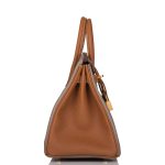 Hermes Birkin 25 Gris Asphalte and Gold Togo Brushed Gold Hardware - Image 3