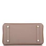 Hermes Birkin 25 Gris Asphalte and Gold Togo Brushed Gold Hardware - Image 5