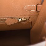 Hermes Birkin 25 Gris Asphalte and Gold Togo Brushed Gold Hardware - Image 9