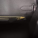 Hermes Birkin 30cm Black Matte Alligator Gold Hardware - Image 9