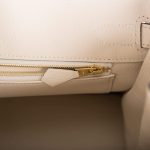 Hermes Birkin 30cm Brushed Gold Hardware Bi-Color Black and Craie Epsom - Image 9