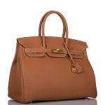 Hermes Birkin 35 Gold Togo Gold Hardware - Image 2