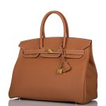 Hermes Birkin 35 Gold Togo Gold Hardware - Image 5