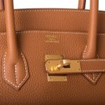 Hermes Birkin 35 Gold Togo Gold Hardware - Image 7