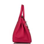Hermes Birkin 30cm Framboise Togo Palladium Hardware - Image 3