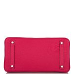 Hermes Birkin 30cm Framboise Togo Palladium Hardware - Image 6