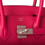 Hermes Birkin 30cm Framboise Togo Palladium Hardware - Image 7