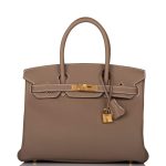 Hermes Birkin 30 Etoupe Togo Gold Hardware