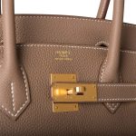 Hermes Birkin 30 Etoupe Togo Gold Hardware - Image 8