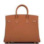 Hermes Birkin 25 Gold Togo Gold Hardware - Image 2