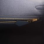 Hermes Birkin Sellier 25 Bleu Indigo Epsom Gold Hardware - Image 8